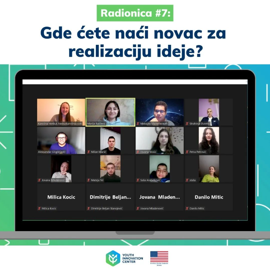 Održana sedma po redu radionica u okviru Youth Innovation Center programa